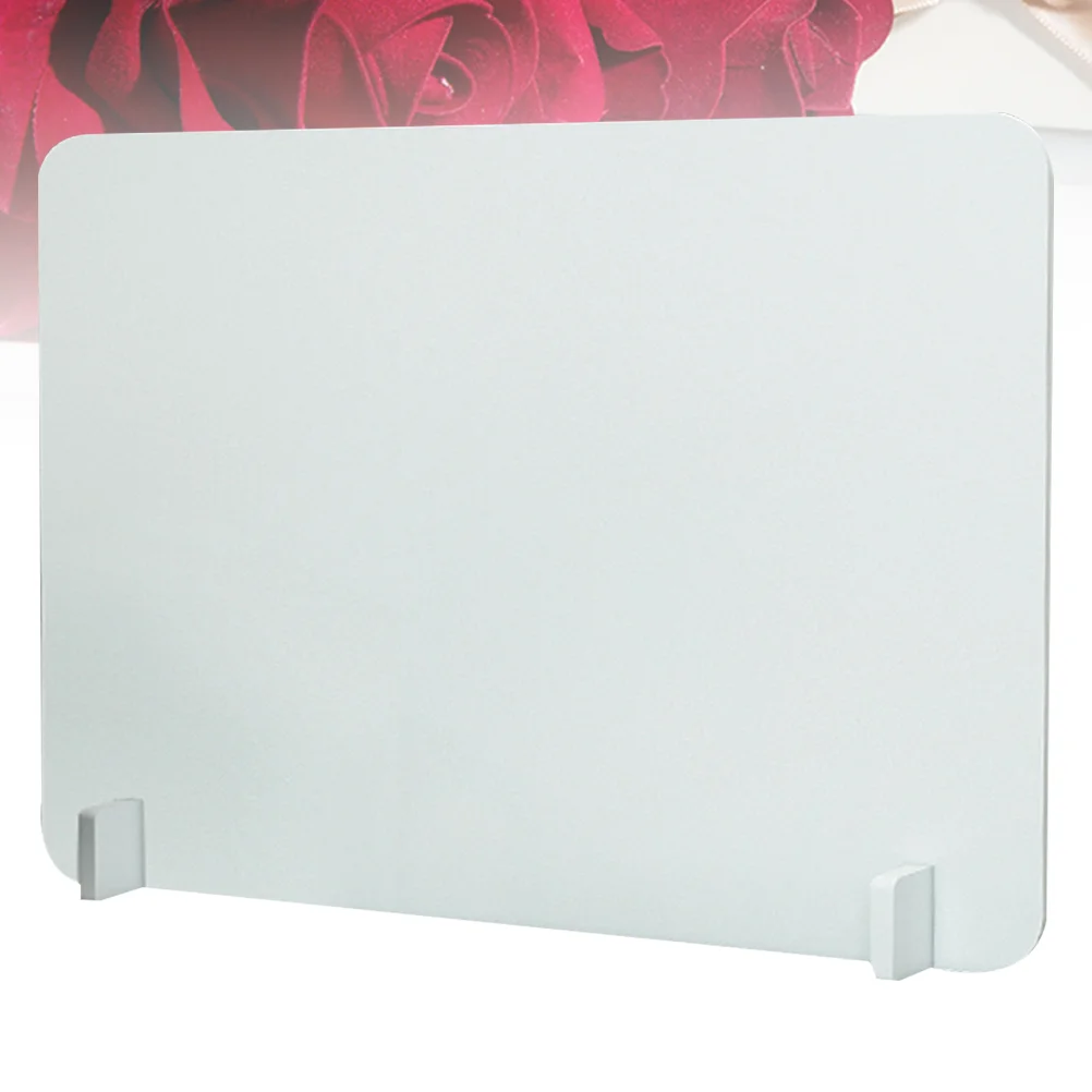 

Partition Board Return to Work New School Dining Room Desktop Spray Proof Guard Partition Board (40cmx40cm)