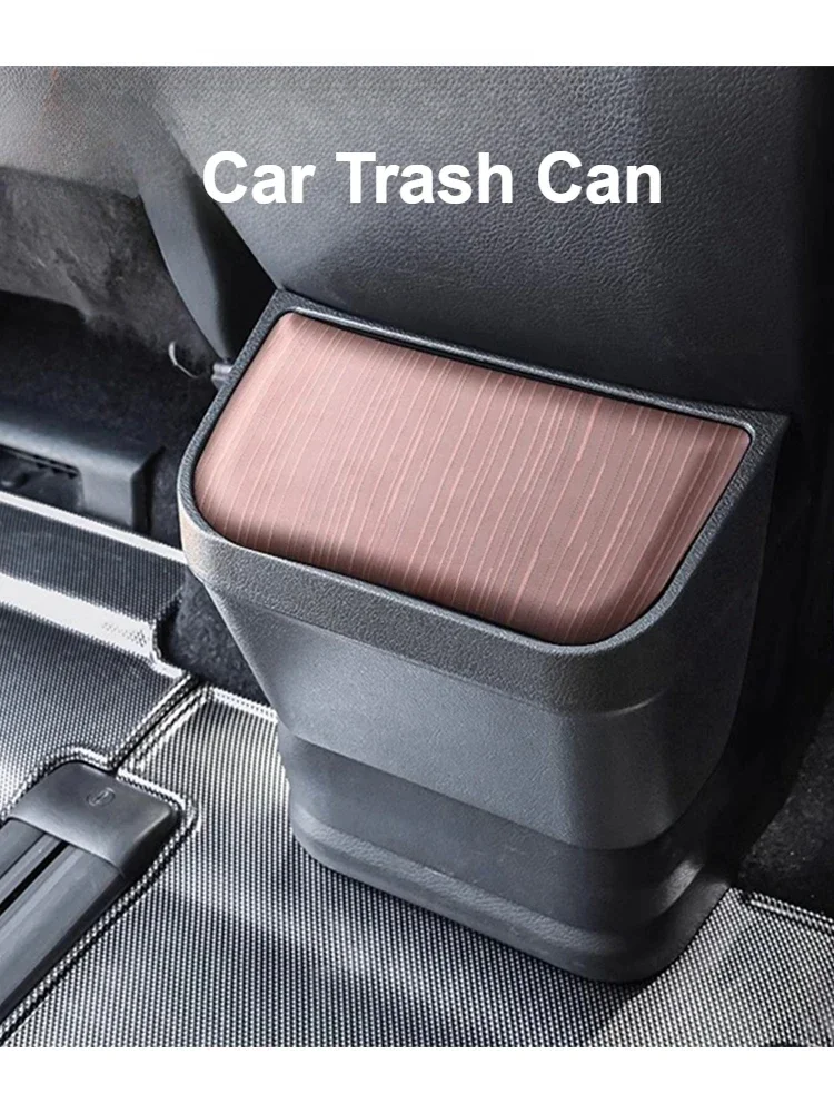 For Toyota Sienna-Car Trash Can TPE Second Row Storage Box Waterproof Interior Modification Accessories