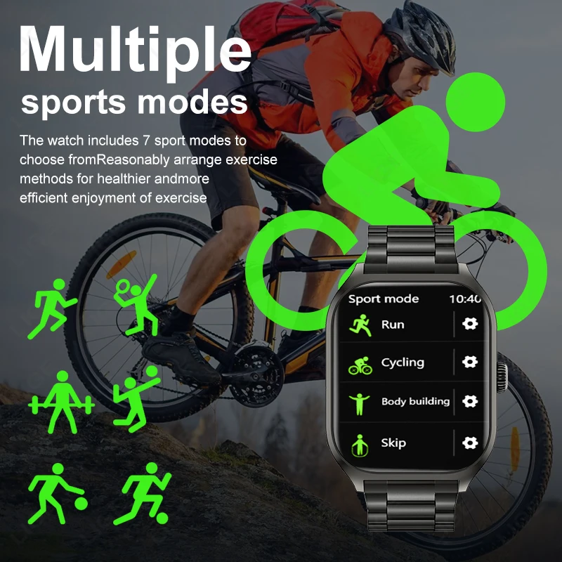 LIGE 2025 New Medical Diagnosis Smart Watch Men Blood Oxygen Heart Rate Monitoring Bluetooth Call Sports Health Smartwatch Women