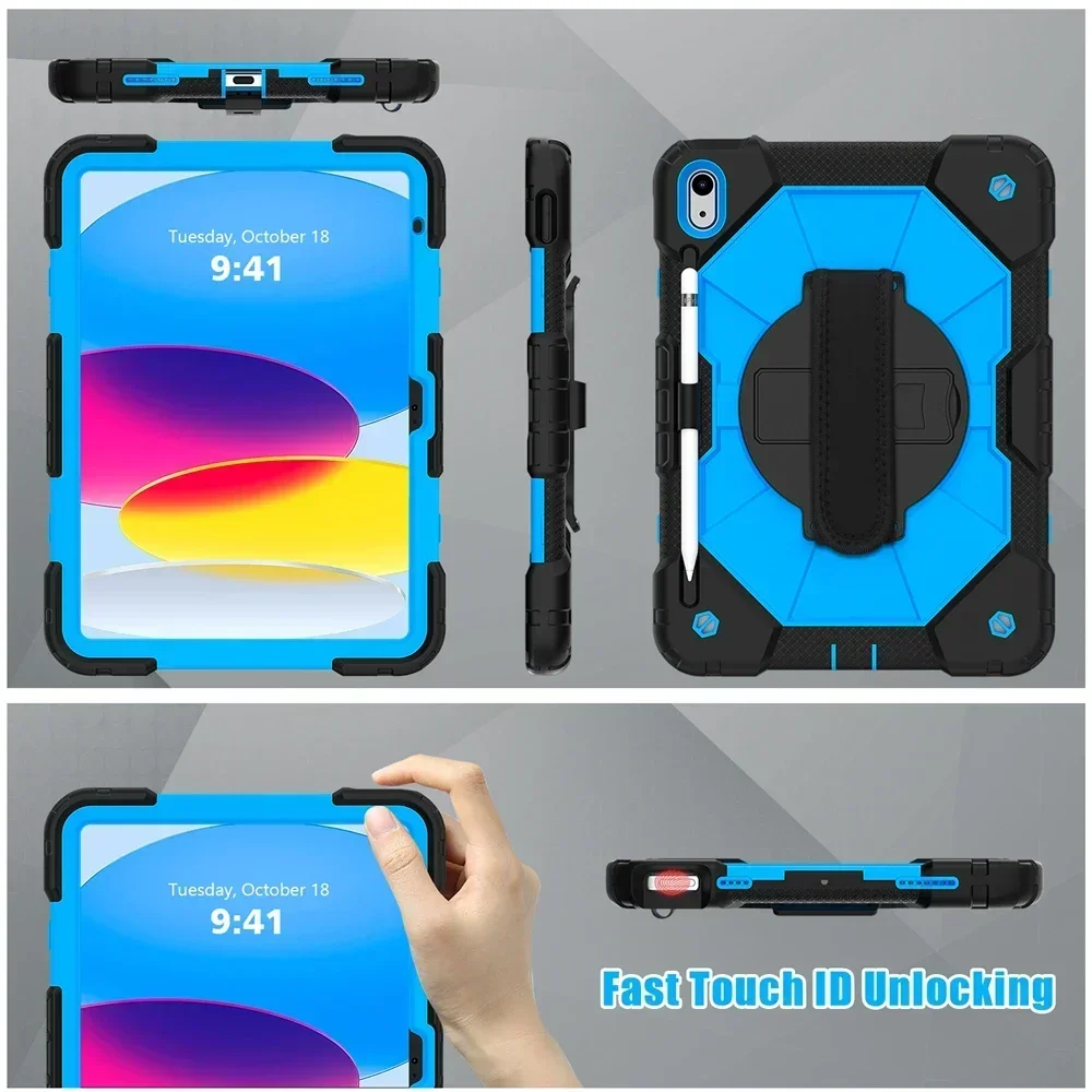 Durable Shockproof Tablet Case with Kickstand Cover