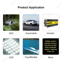 5M-100M Heat-resistant Cable Ultra Soft Silicone Wire 30 28 26 24 22 20 18 16 14 AWG High Temperature Flexible Copper Connector - Image 6