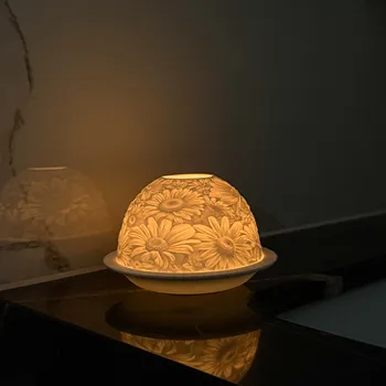 Ceramic Candle Dome Holder 1