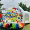 10FT Balloon Jumping Inflatable Bubble house With Trampoline & transparent dome PVC material free shipping with blower For Party 2