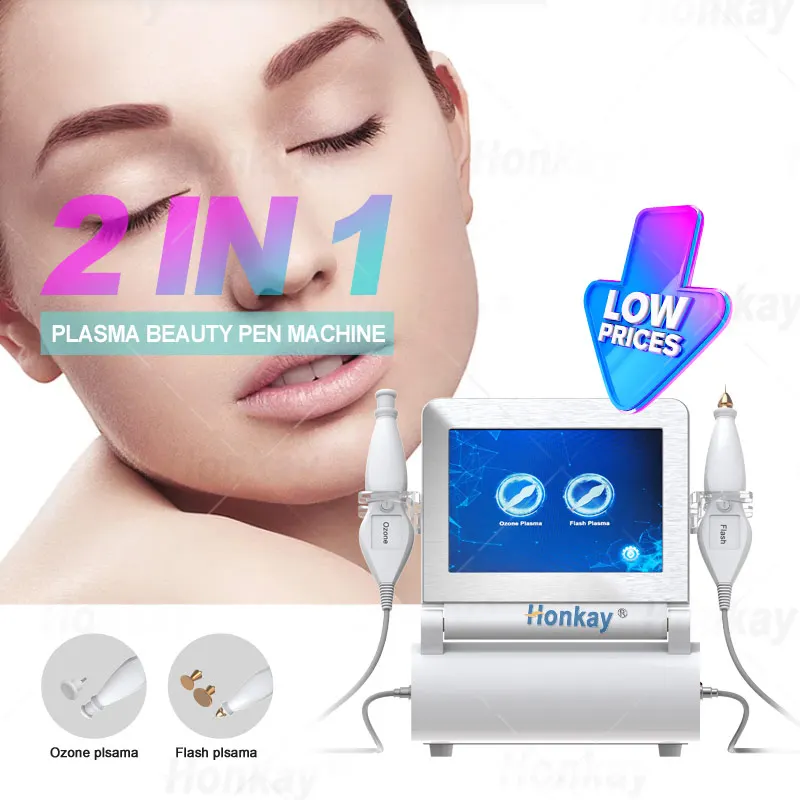 Honkay Plasma 2 In 1 Plasma Ozone Jet Spot Removal Acne Anti-Inflammatory Eyelid Lifting Spot Acne Removal Equipment
