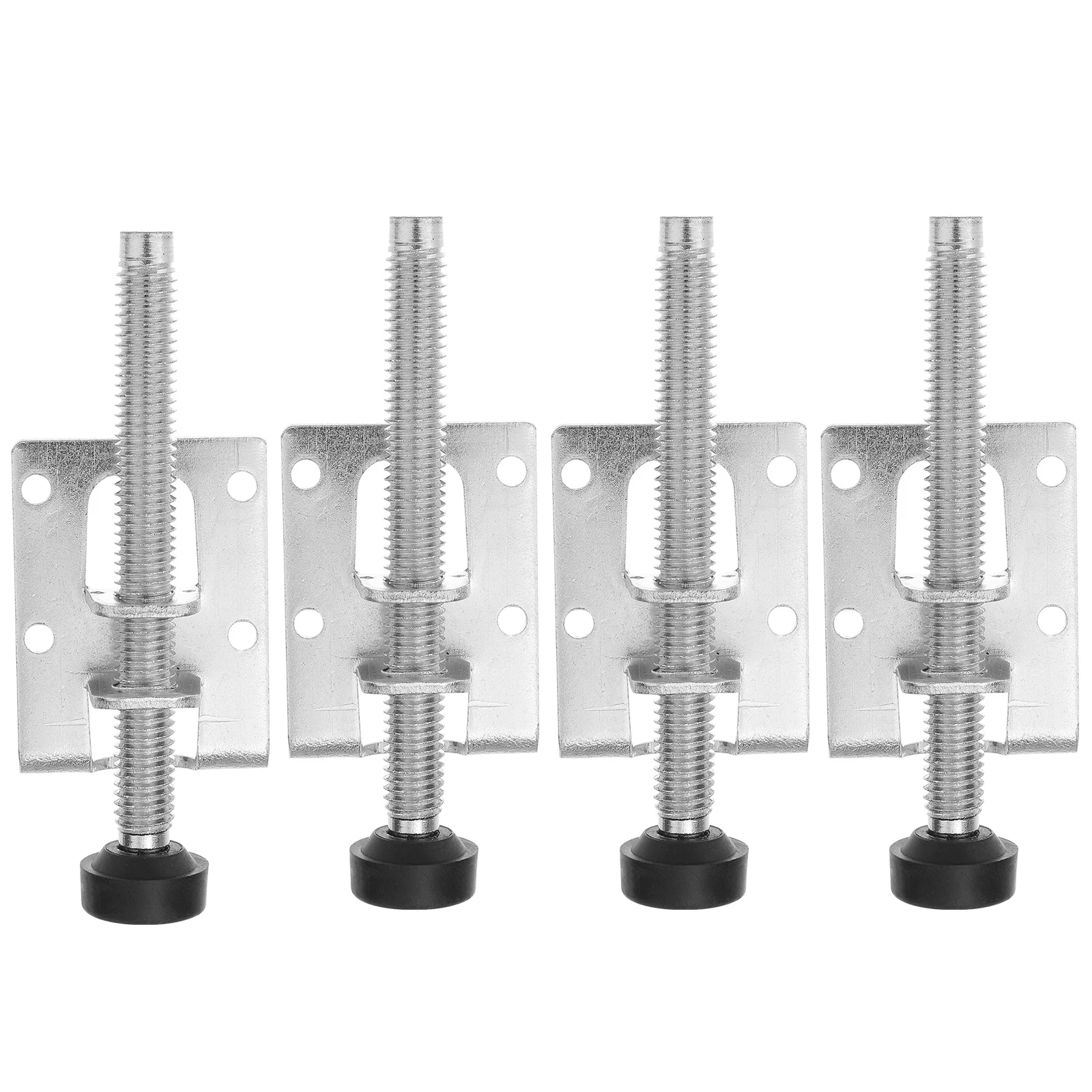 Dncvb 4 Piezas Pies Ajustables Para Muebles M8 X 30 – Base Niveladora Antideslizante, Protege Tu Suelo Y Elimina El Tambaleo (Paquete De 4)