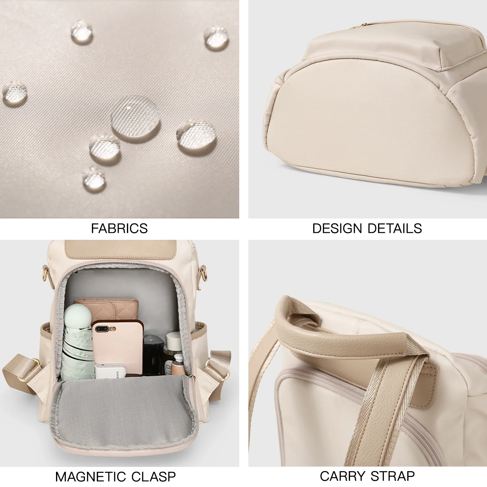 TOUTOU Shoulder Bag for Woman Luxury  Fashion 2024 Oxford Travel Backpacks Casual Soft Solid Large Capacity for Teenagers Girl