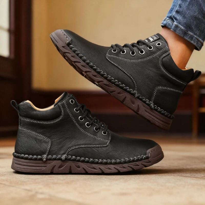 Womens Loafers Breathable Slip on Italian Walking Shoes Handmade Leather Casual Sneakers 2025 Hot Sale Moccasins Outdoor Shoes