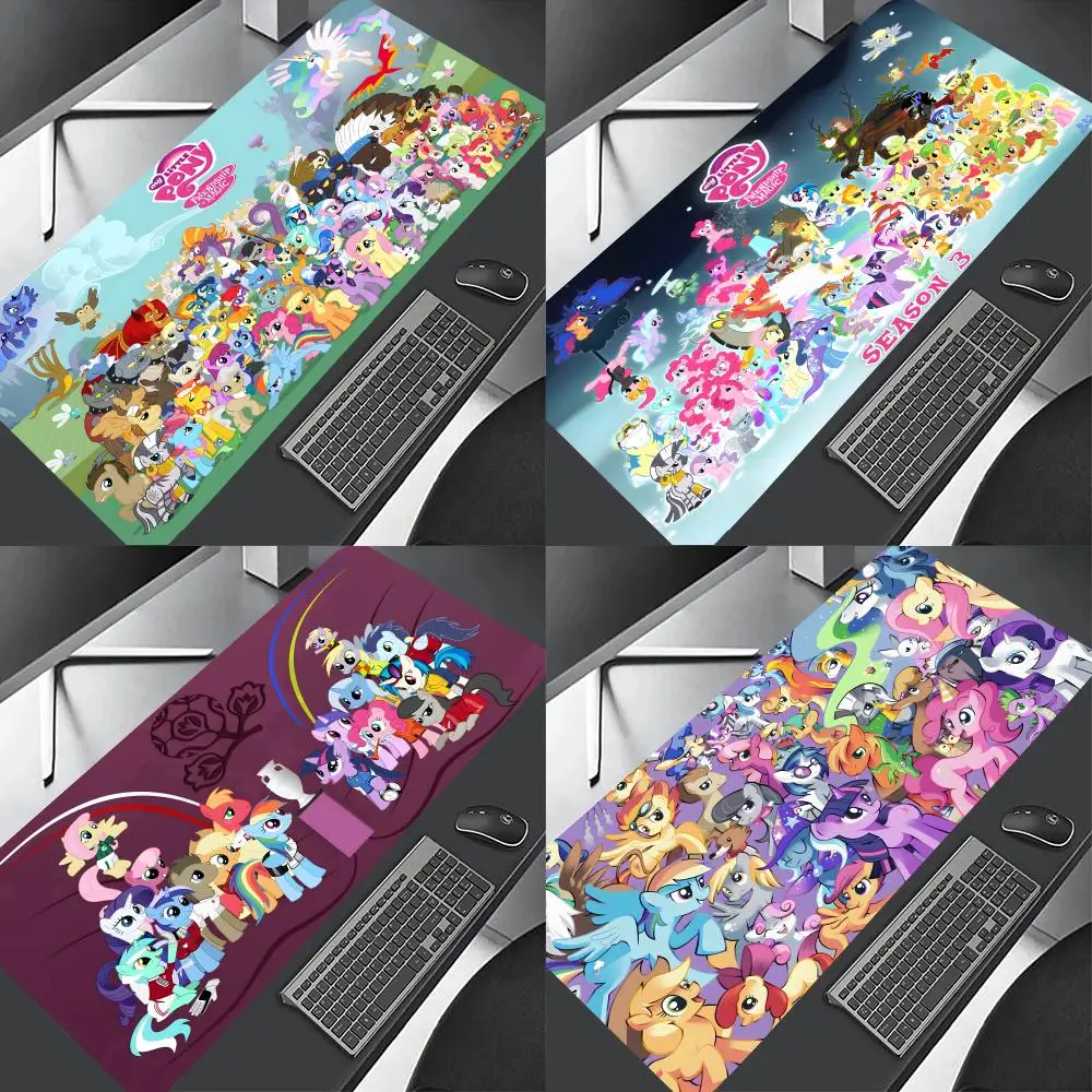 Cartoon M-Mys Littles Ponyes  Mouse Pad Professional E-Sports Mouse Pad Fine Surface Gaming Rubber Mouse Pad Smooth Desk Pad