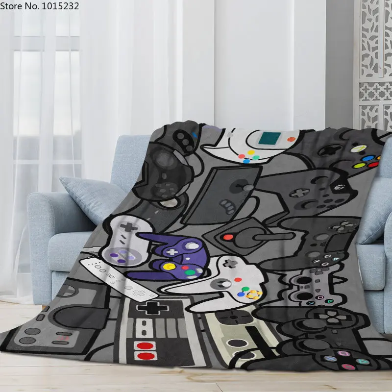 

2023 New Remote Control 3D Flannel Blanket Cartoon Character Thin Blanket Flannel Portable Home Travel Office Blanket