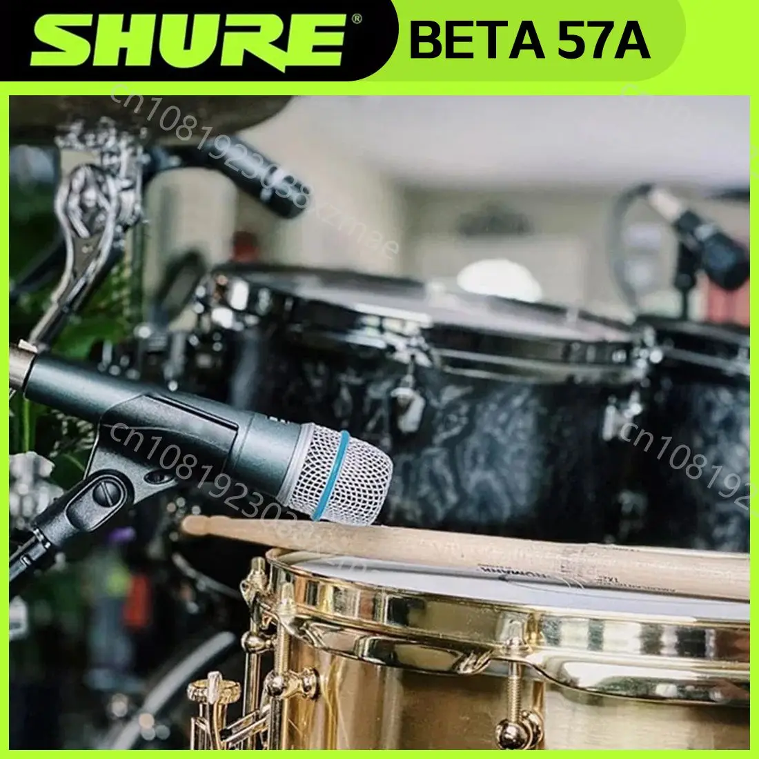 2PCS SHURE BETA 57A Microphone Wired Dynamic Home Amp Studio Recording Handheld Mic for Karaoke Bar Stage Live Performance