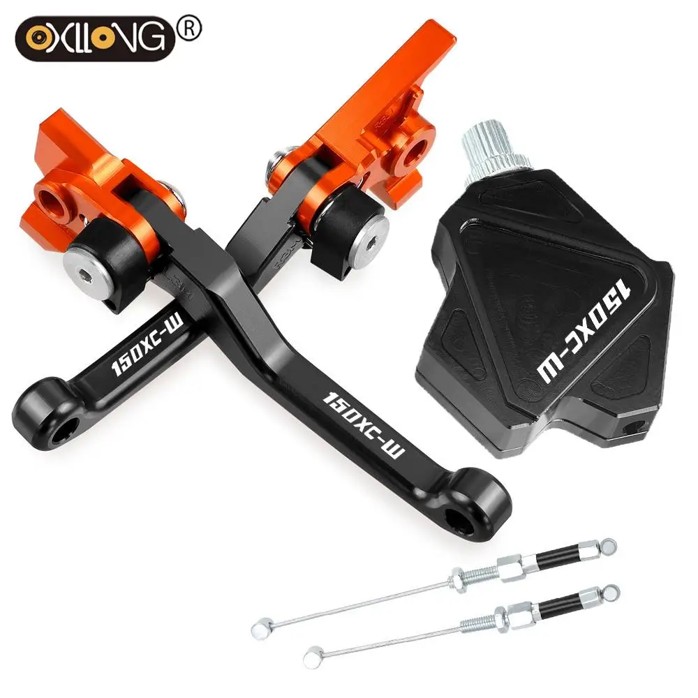

Dirt Bike CNC Brake Clutch Levers Stunt Clutch Pull Cable Lever Easy System For 150XCW 150 XC-W 2016 2017 2018 2019 2020 2021