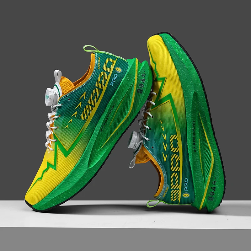 Unisex Breathable Mesh Running Shoes with Shock-Absorbing Sole