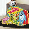 Yo Gabba Gabba Cartoon Blanket Flannel Funny Warm Throw Blanket for Bedspread Spring Autumn 3