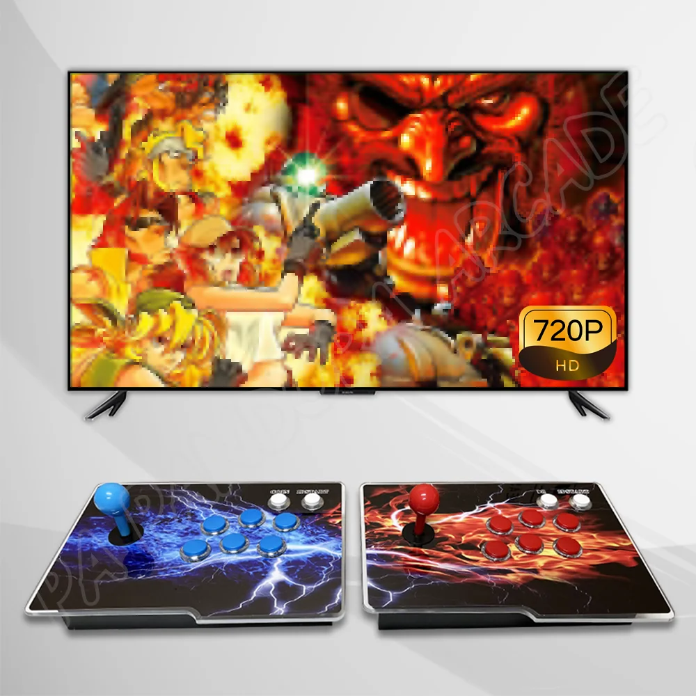 26800 판도라 사가 Dx2 박스 레트로 게임기, 2024 비디오 아케이드, 720P HD 출력, TV 게임, 가족이 함께 놀기에 적합