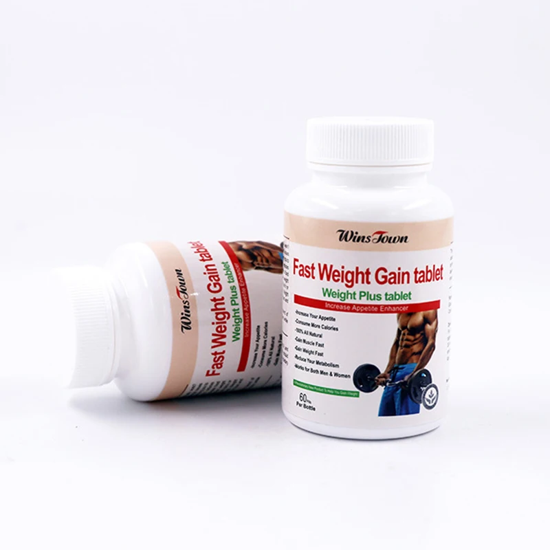 2 Bottle Weight Gain Tablets Increase Satiety Prevent Fat Synthesis Promote Metabolism Accelerate Fat Decomposition weight loss pills