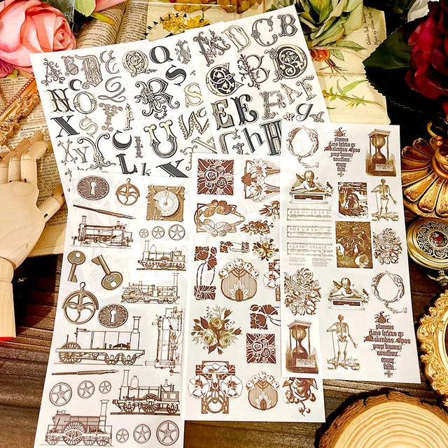 Panalisacraft – Autocollant De Transfert Vintage, Scrapbooking