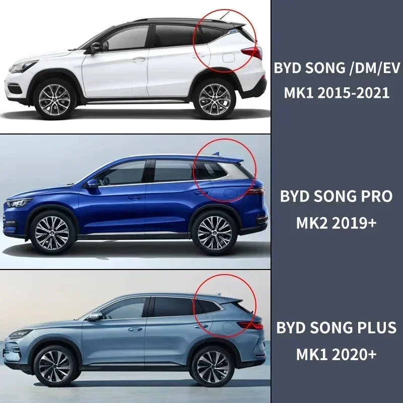 BYD Song Plus 2020-2024 2019-2023 Pro 2015-21 DM EV 에어 디플렉터 가드, 비 연기 창 바이저, 윈드 벤트 차양 대피소