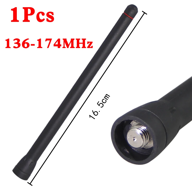 Antenna Radio Walkie-Talkie Vhf Per Icom Ic-F3 F11 F14 F15 F16 F33 Antenna Walkie-Talkie Vhf Antenna Vhf 136-174 Mhz