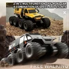JJRC 8x8 RC Car 8WD Off-road Amphibious Stunt Vehicle 8-wheel Speed Racing Truck Waterproof Crawler 2.4G Remote Control Car Toys 2