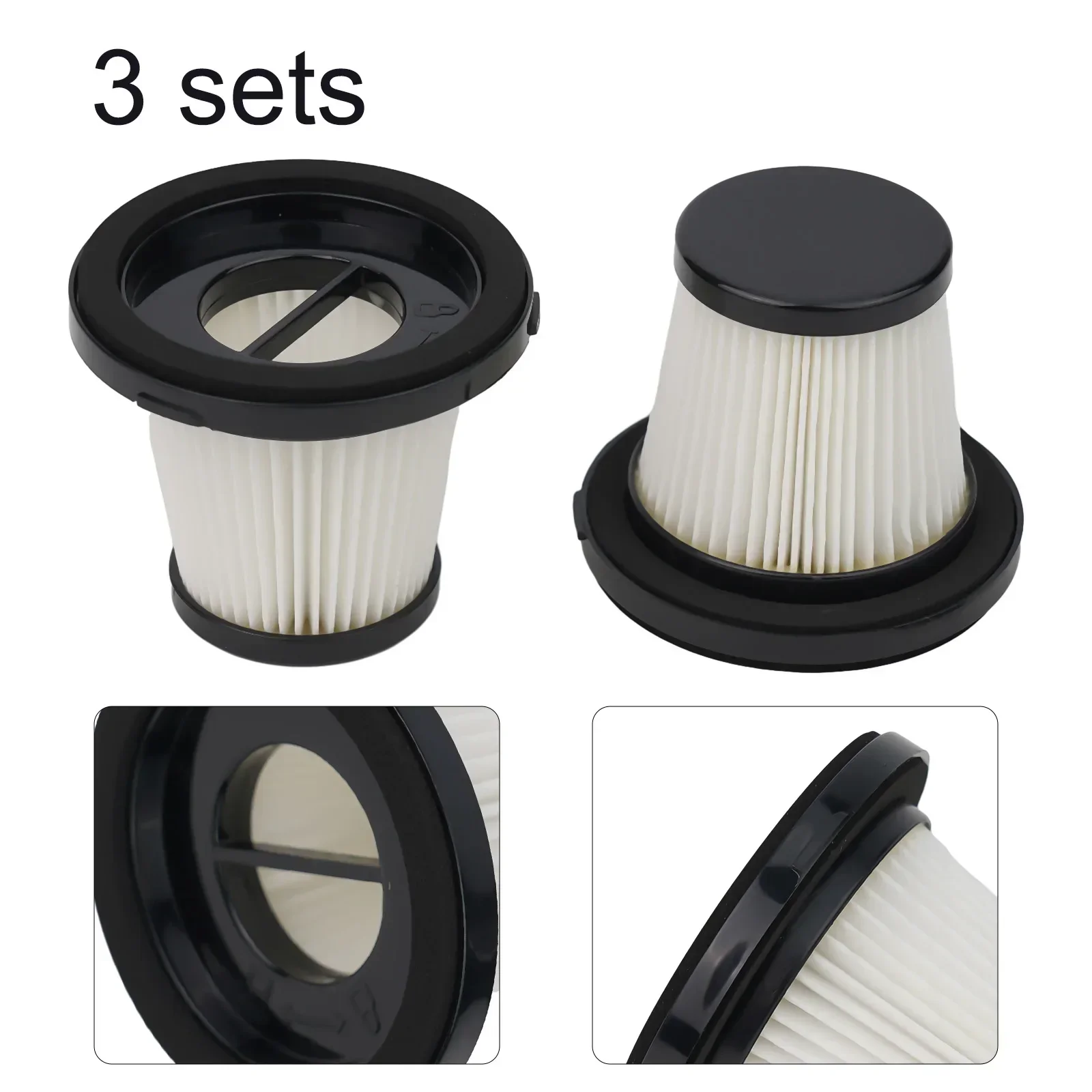 1/2/3 Pcs Set Filters Washable And Reusable For Morse G10 Cordless Sweeping Roboat Vacuum Cleaner Accessories Spare Parts