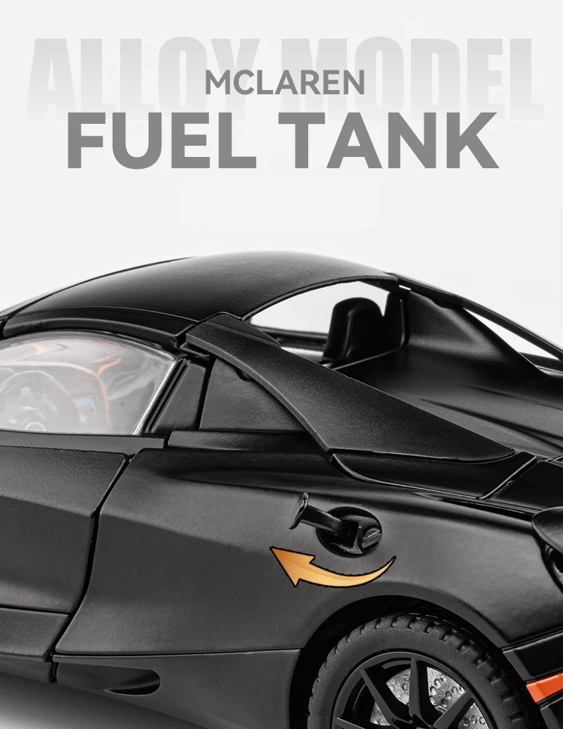 McLaren 720 S 1/24 Diecast Model Araba