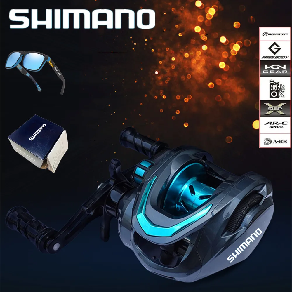 

Новая Рыболовная катушка SHIMANO, катушка для заброса приманки, 7,2: 1 ручная Передняя спиннинговая катушка, высокоскоростная Рыболовная катушка для забрасывания в соленой воде