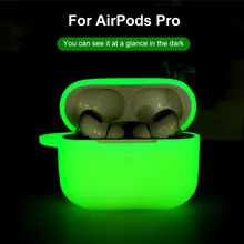 

Silicone Shock Proof Protective Case Holder Shell Cover Glow In The Dark For Apple AirPods Pro 2 1 Wireless Earphone Accessories