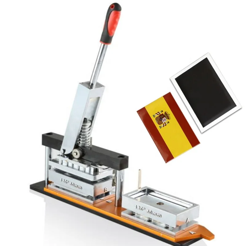 Machine à Aimants Photo DIY Avec 100 Consommables + Coupe-papier - Pour Badges Magnétiques Personnalisés