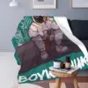 Throw Blanket BoyWithUke Song Micro Fleece Blanket Four Sizes Cartoon Comfortable For Camping AntiPilling Blanket 4
