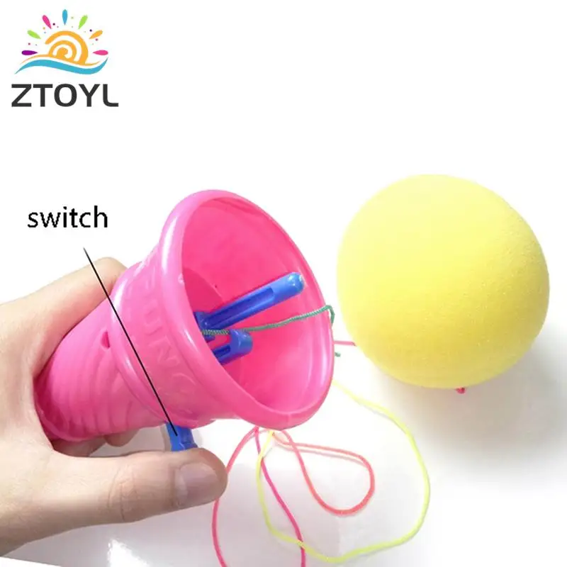 Mini Ice Cream Cone Shooters Sponge Shooting Outdoor Launch Catapult Toys For Kids Gifts Random Color