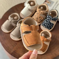 Baby Infant Boy Girl Sandals Newborn Non-Slip Soft Rubber Sole Sandals for Baby Boys Open-Toe Outdoor Casual Summer First Walker 2