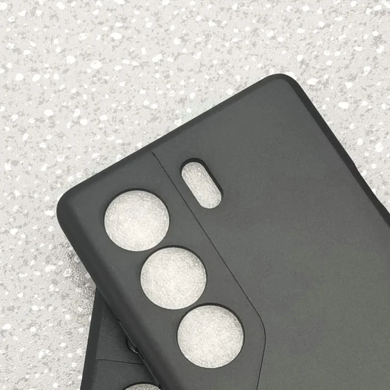 Sleek Black Soft TPU Slim Matte Protective Phone Case