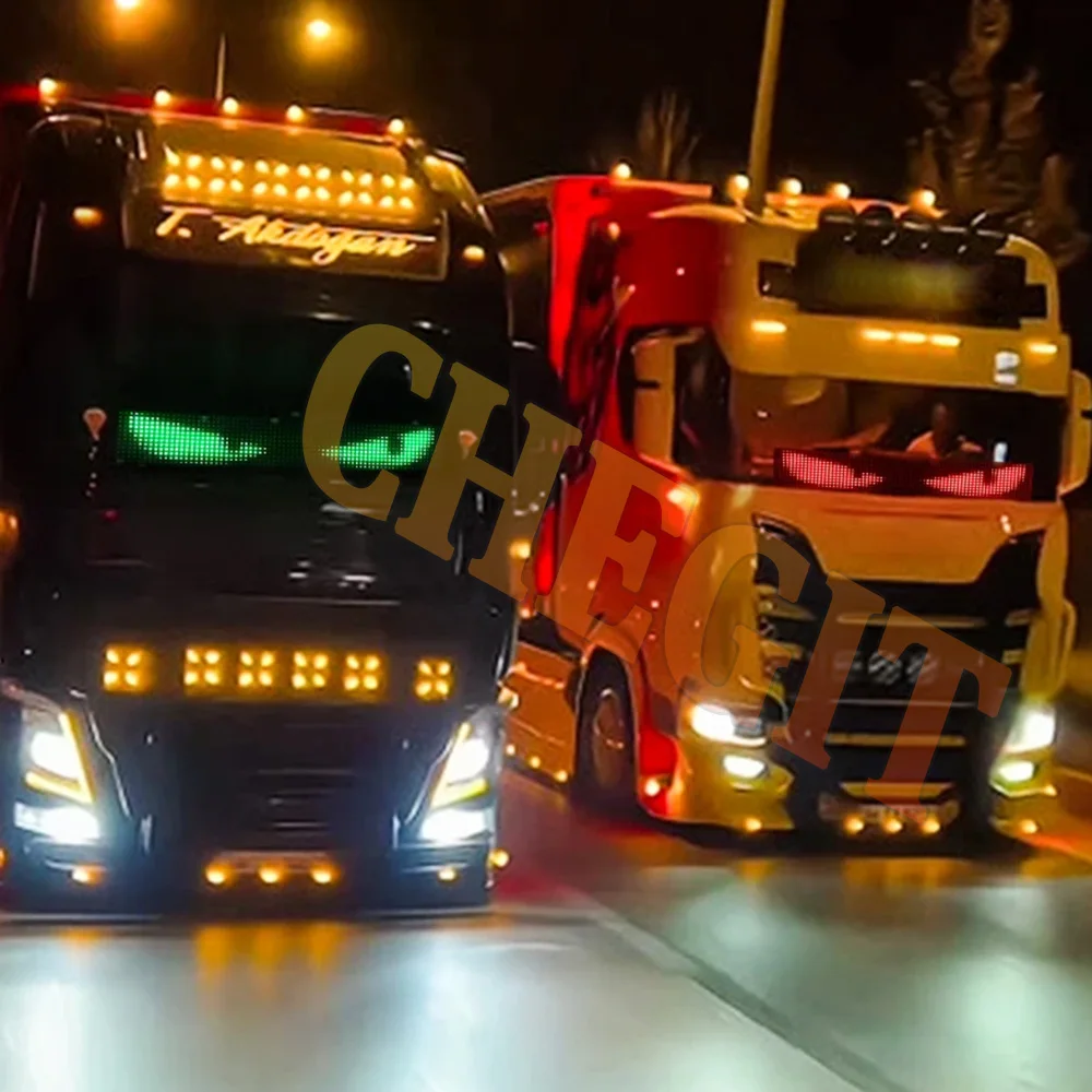 2M Big Devil's Eye App Control DIY Programmable Flexible Screen Led Truck Eye Led Display Car Sign Animation Led Matrix Panel