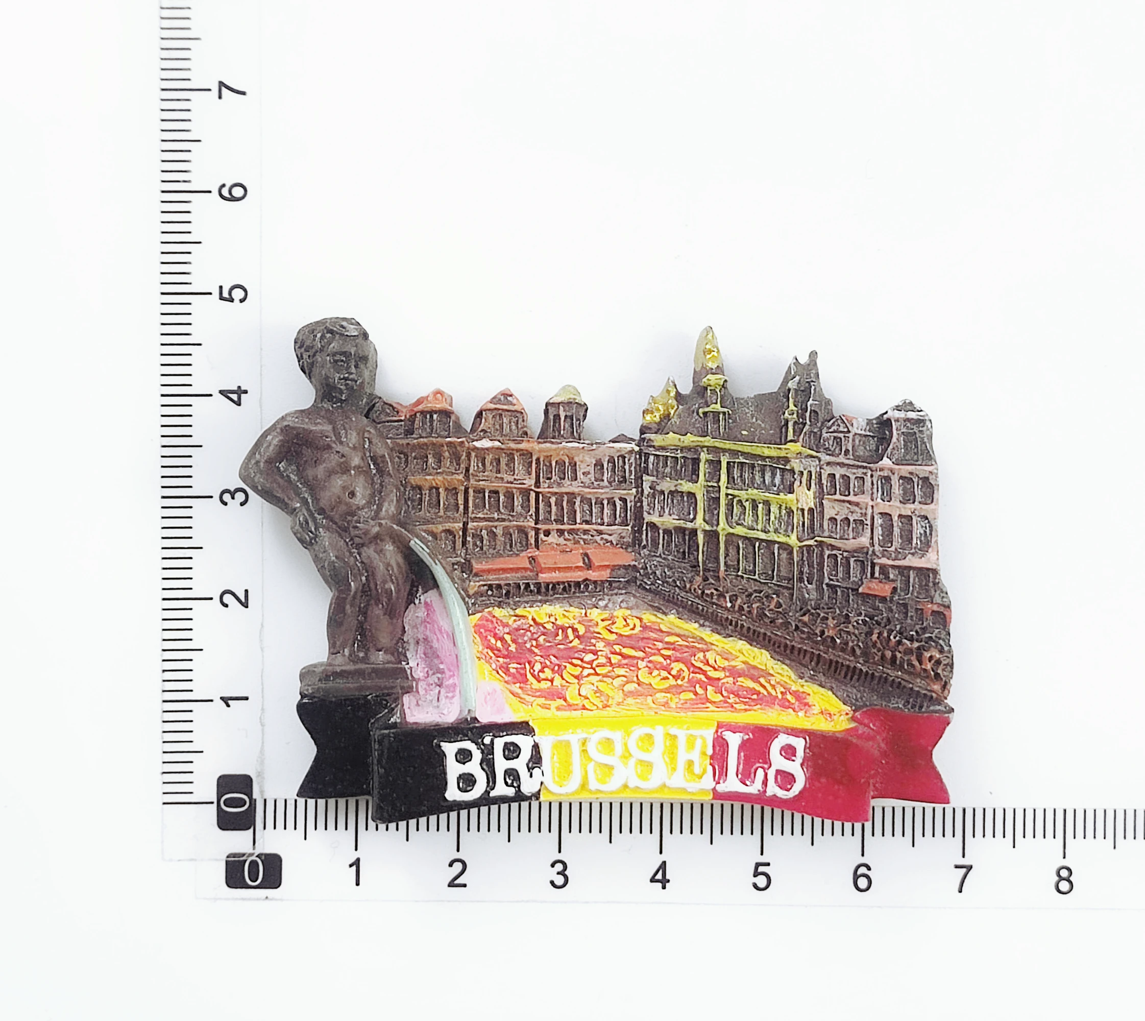 3D Brussels Belgium Fridge Magnet Souvenir Gift Resin Refrigerator Magnetic Sticker Collection Home Decoration