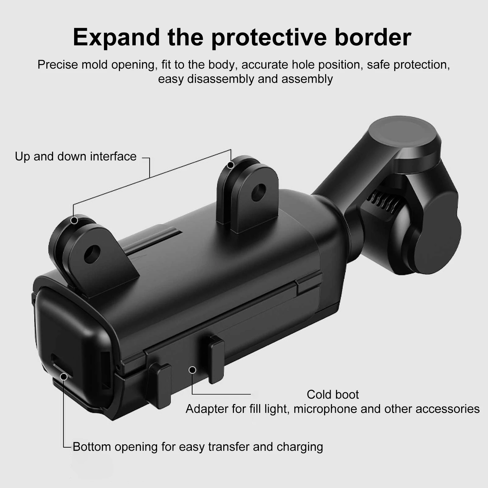 PULUZ Plastic Protection Frame For DJI OSMO Pocket 3