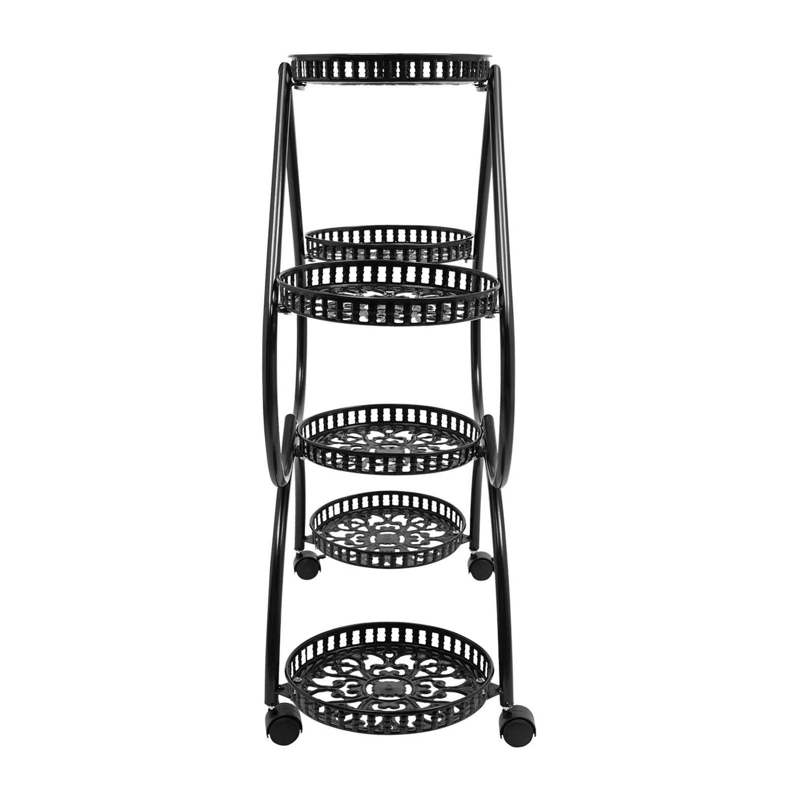 6-Pot 4-Tier Heart Plant Stand 6