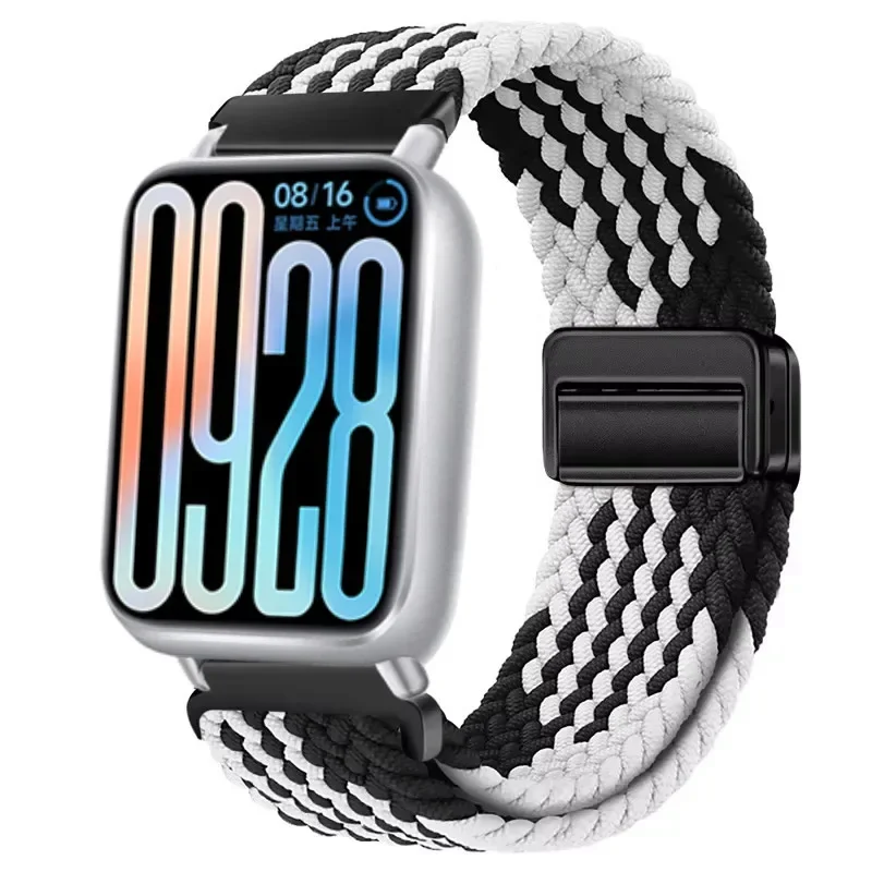 Nylon Braided Magnetic Buckle Strap - Breathable & Comfortable Replaceable Band