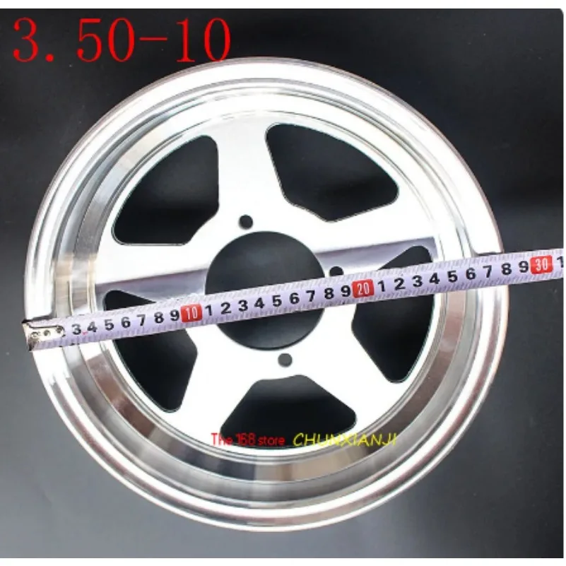 Lightning shipment 3.50-10 Scooter electric tire,front wheel balance car hub aluminum alloy