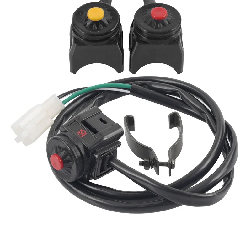 

Universal ATV Motorcycle Dual Sport Dirt Quad Start Horn Kill Off Stop Switch Button Motorbike Accessories