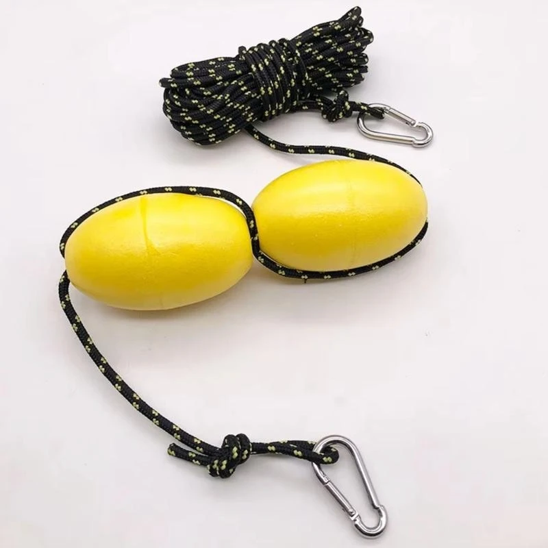 앵커 마커 부표 30 ft. 해양 로프 견인 선 부표 볼 플로트 가죽 끈 사용 쉬운