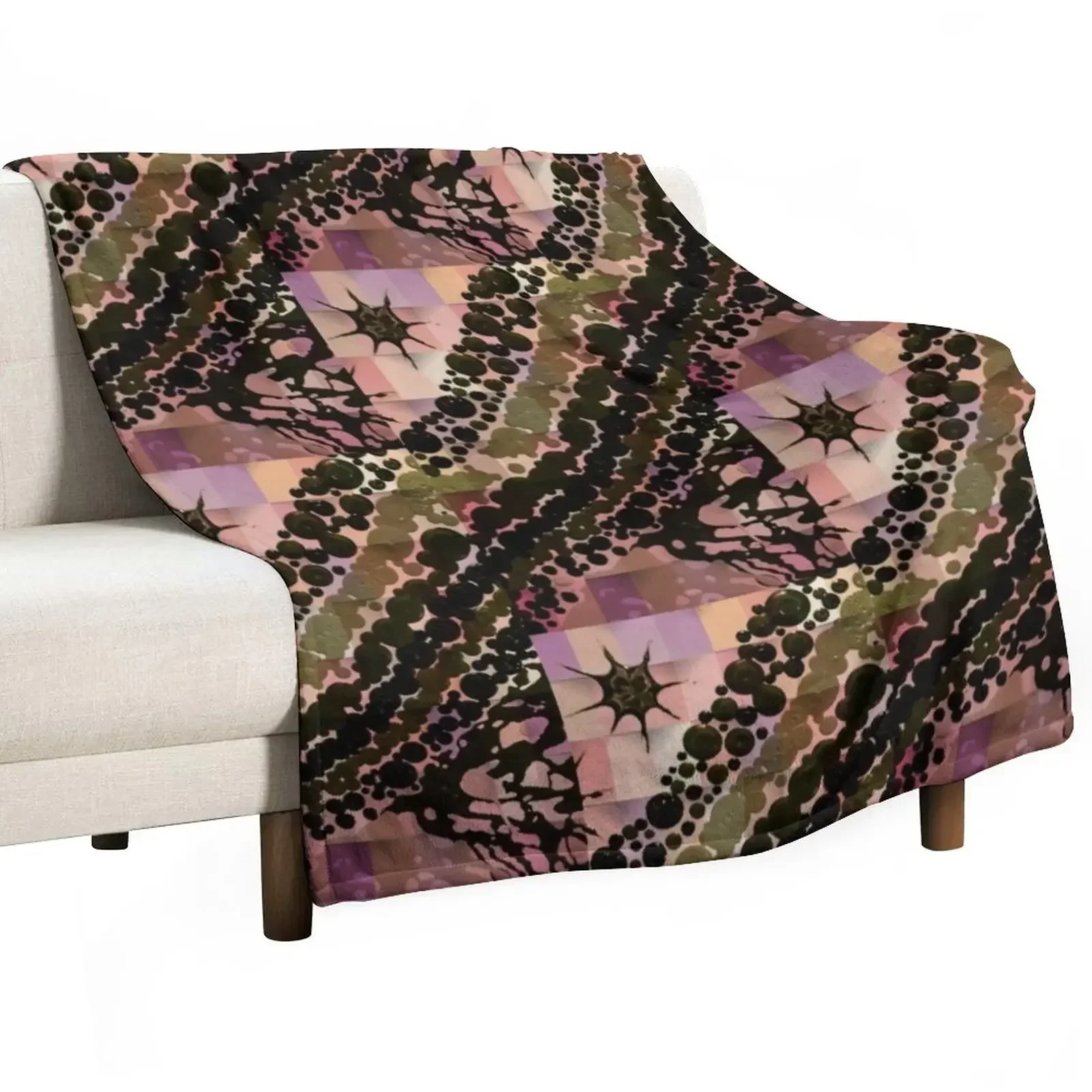 Structured Life II Throw Blanket Blankets For Baby Bed Fashionable Blankets