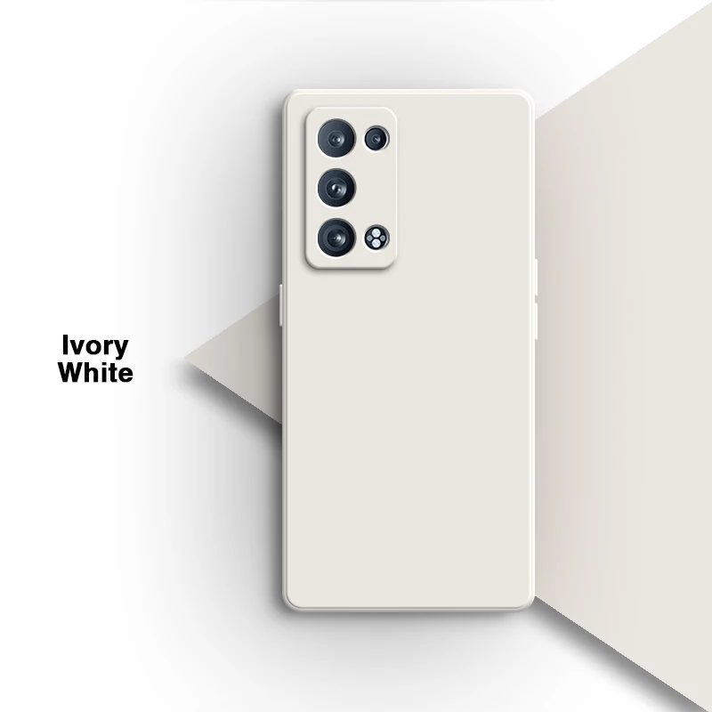 Premium Liquid Silicone Soft Phone Back Cover - Pure Color Design