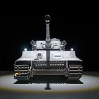 1:16 Heng Long HL RTR RC Tank Pro 7.0 Tiger I 3818 FPV Hand Spray Painting Color Remote Control Military Car Toys Gifts 2