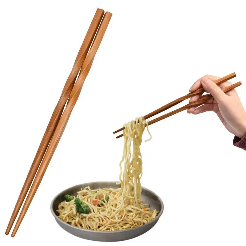 

Natural Wooden Chopsticks Reusable Traditional Handmade Chinese Korean Chopsticks For Gourmet Rice Noodles Sushi Food Stick