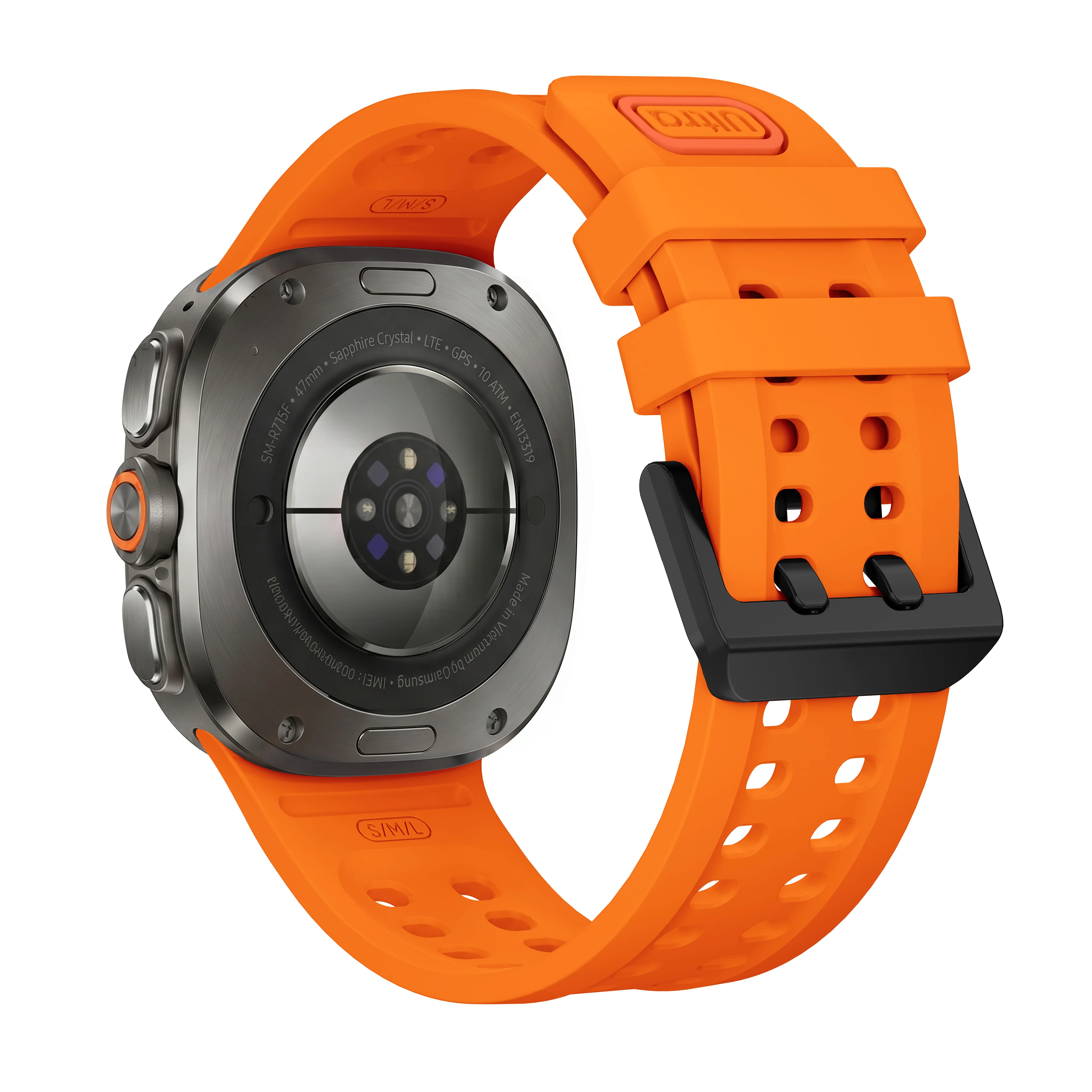 Premium Silicone Marine Sports Band for Smartwatch - Ultra Durable Strap