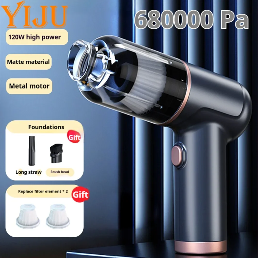 �ڵ��� ���� û�ұ� 680000 pa �̴� �ڵ��� û�ұ� Type-C ���� ���� 5000mAh �ڵ� ���׸���� �޴�� ���� û�ұ�