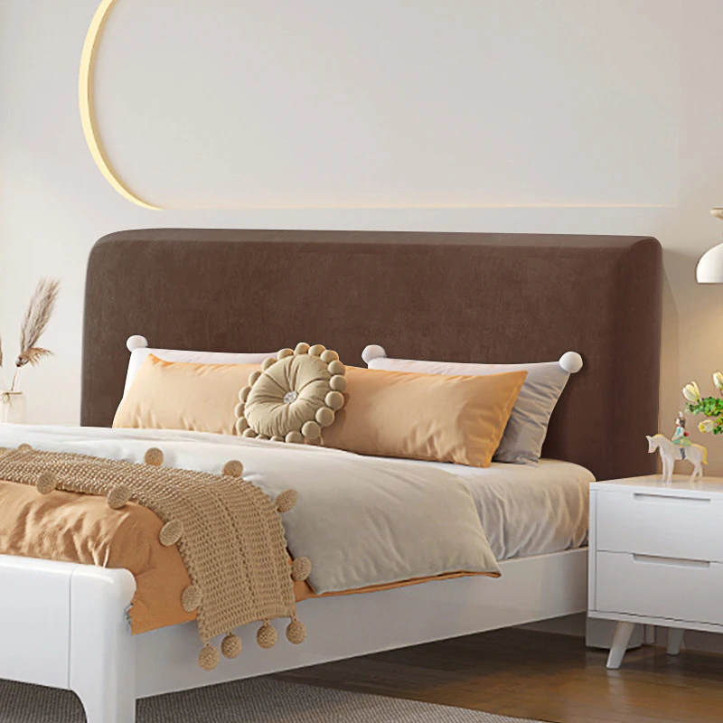 Velvet Headboard Cover All-inclusive Bed Back Protection Dust Cover Home Hotel Bed Room Thicken Elastic Head Covers