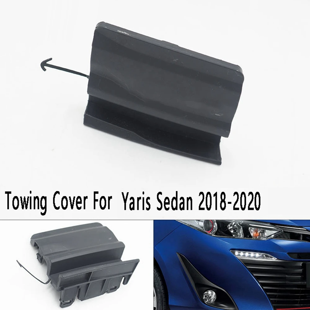 Front Bumper Towing Hook Trim Cover For Toyota Yaris Sedan 2018 -