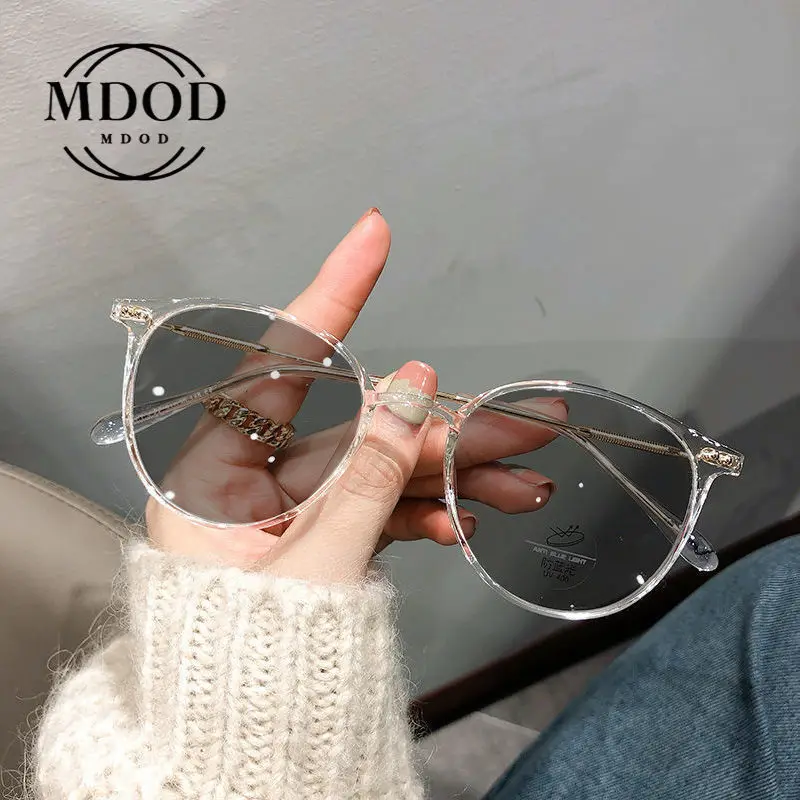Anti Blue Light Glasses Degrees 0 To 6 0 Photosensitive Color Changing Myopia Glasses 2022 
