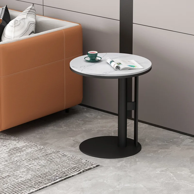 

Round Coffee Table Modern Floor Corner Bar Side Small Space U Shaped Metal Coffee Table Leg Mesa Auxiliar Salon Home Furniture